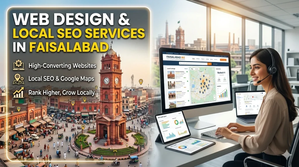 Web Design & Local SEO Services in Faisalabad